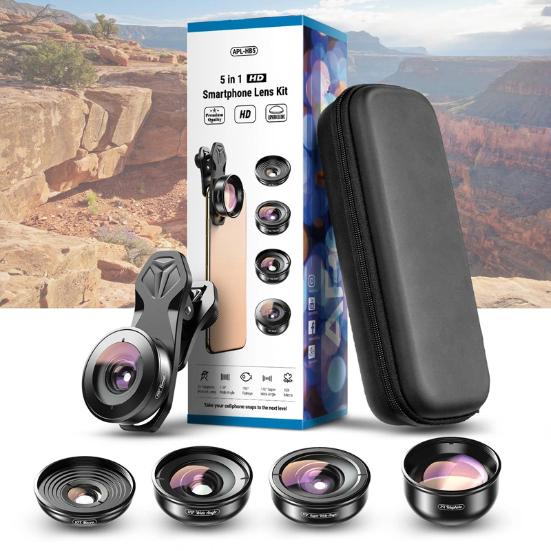 Macro Fisheye Telephoto Five-in-one Set Camera