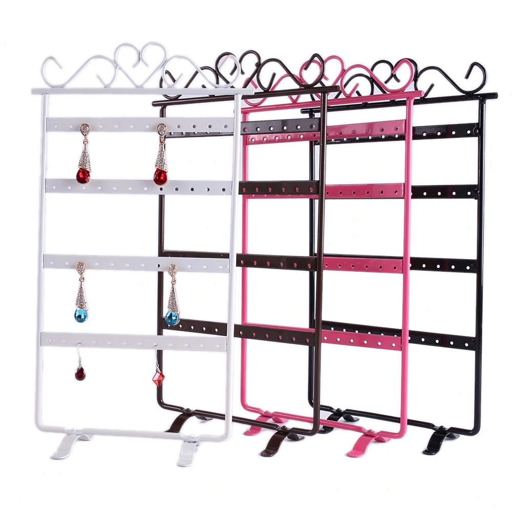 Metal Wrought Iron 48-hole Earring Display Stand