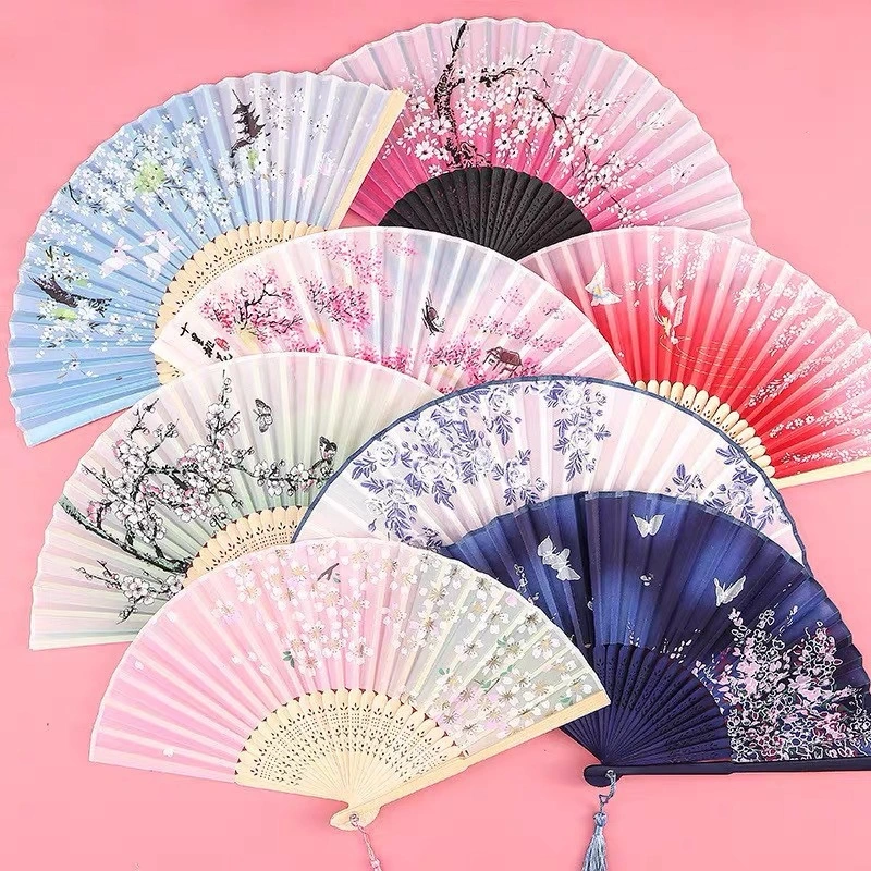 Lady's Folding Fan Ancient Style Small Folding Fan