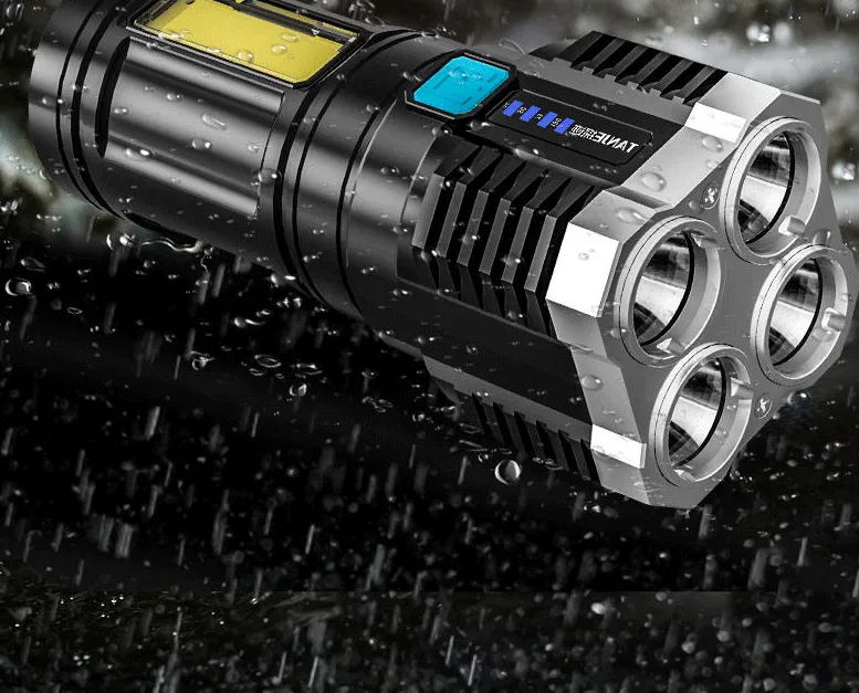 Cob Side Light Multi-Function Strong Light Flashlight