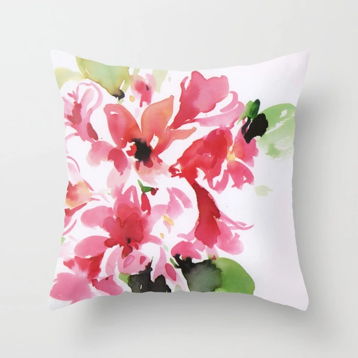 Modern Minimalist Flower Pillowcase