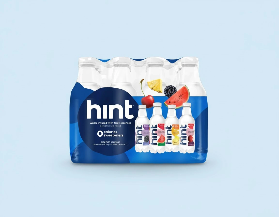 Hint Water Best Sellers Pack, 3 Bottles Each of: Watermelon, Blackberry, Cherry, and Pineapple, Zero Calories, Zero Sugar and Zero Sweeteners, 16 Fl Oz (Pack of 12)
