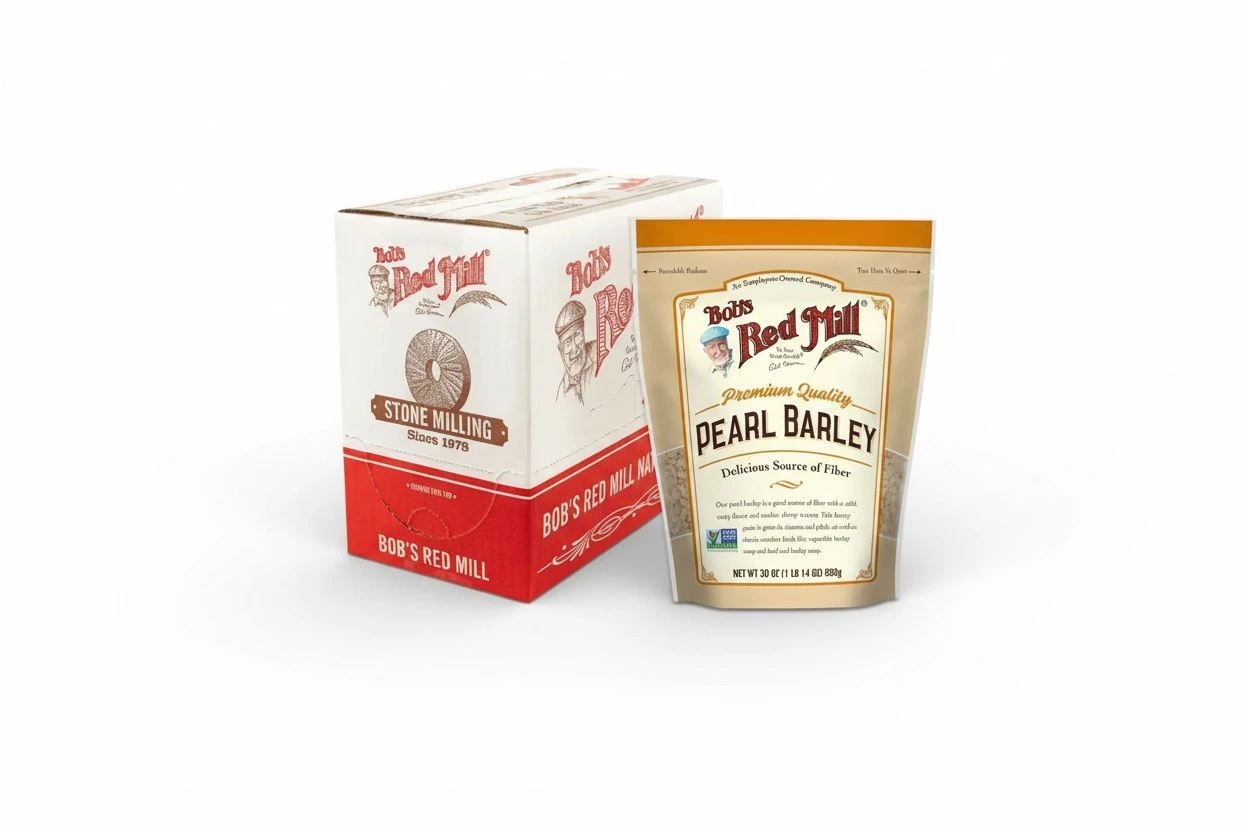 Bob's Red Mill Pearl Barley, 30oz (Pack of 4) - Non GMO, Vegan, Kosher