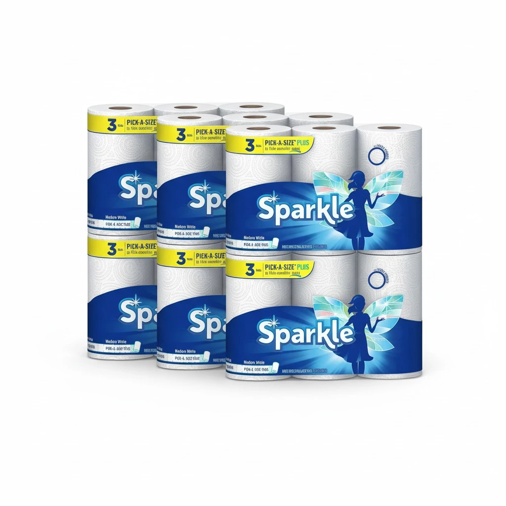Sparkle® Paper Towels, 3 Count (Pack of 6)