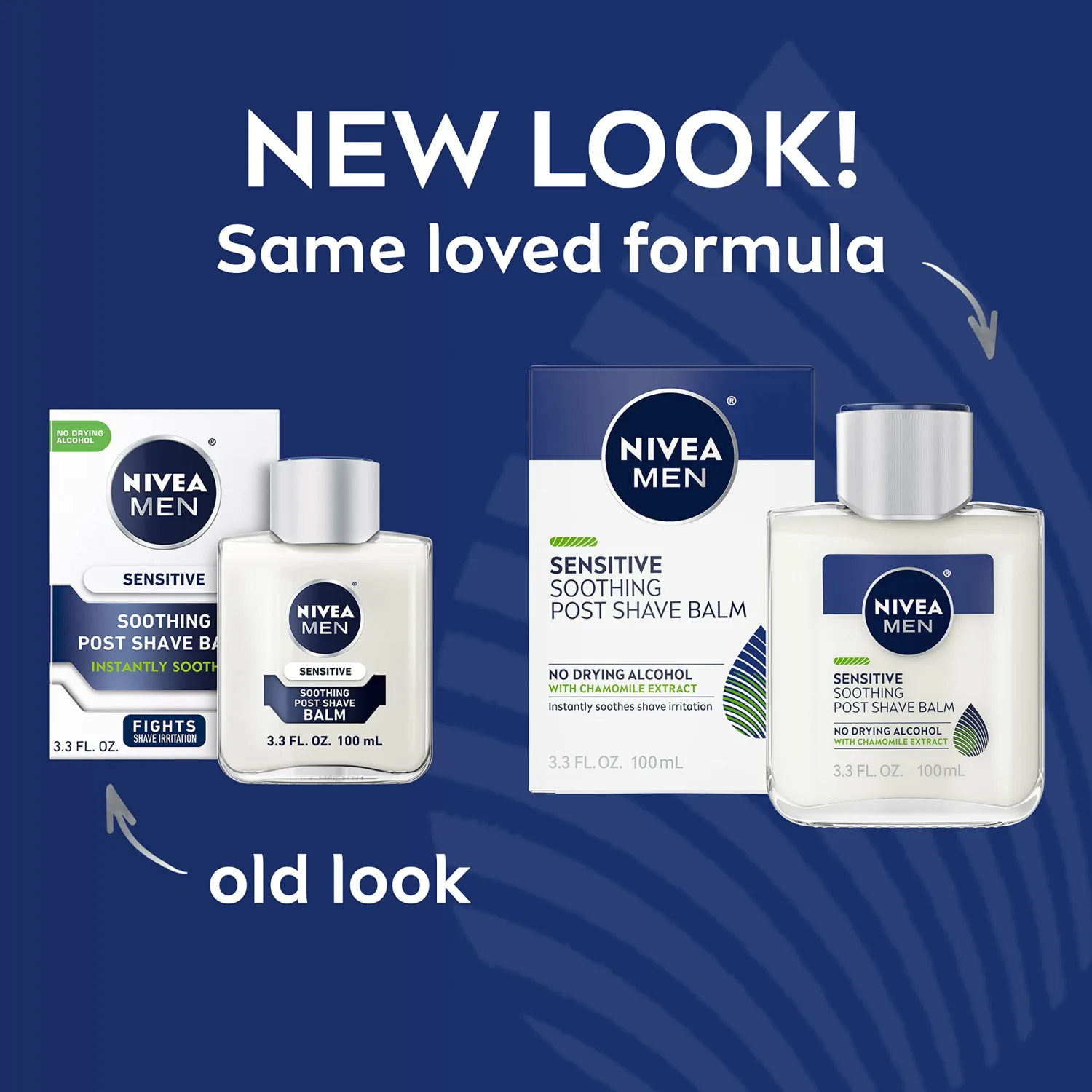 Nivea Men Sensitive Post Shave Balm, 3 Pack of 3.3 Fl Oz Bottle