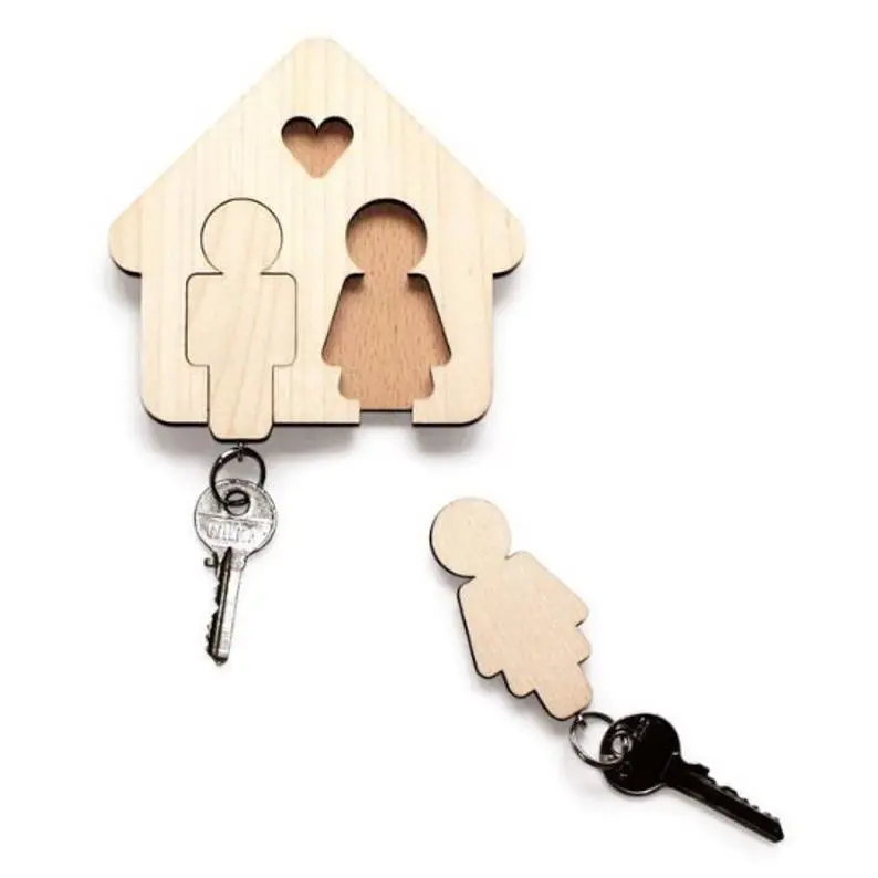 New Creative Wooden Key Pendant