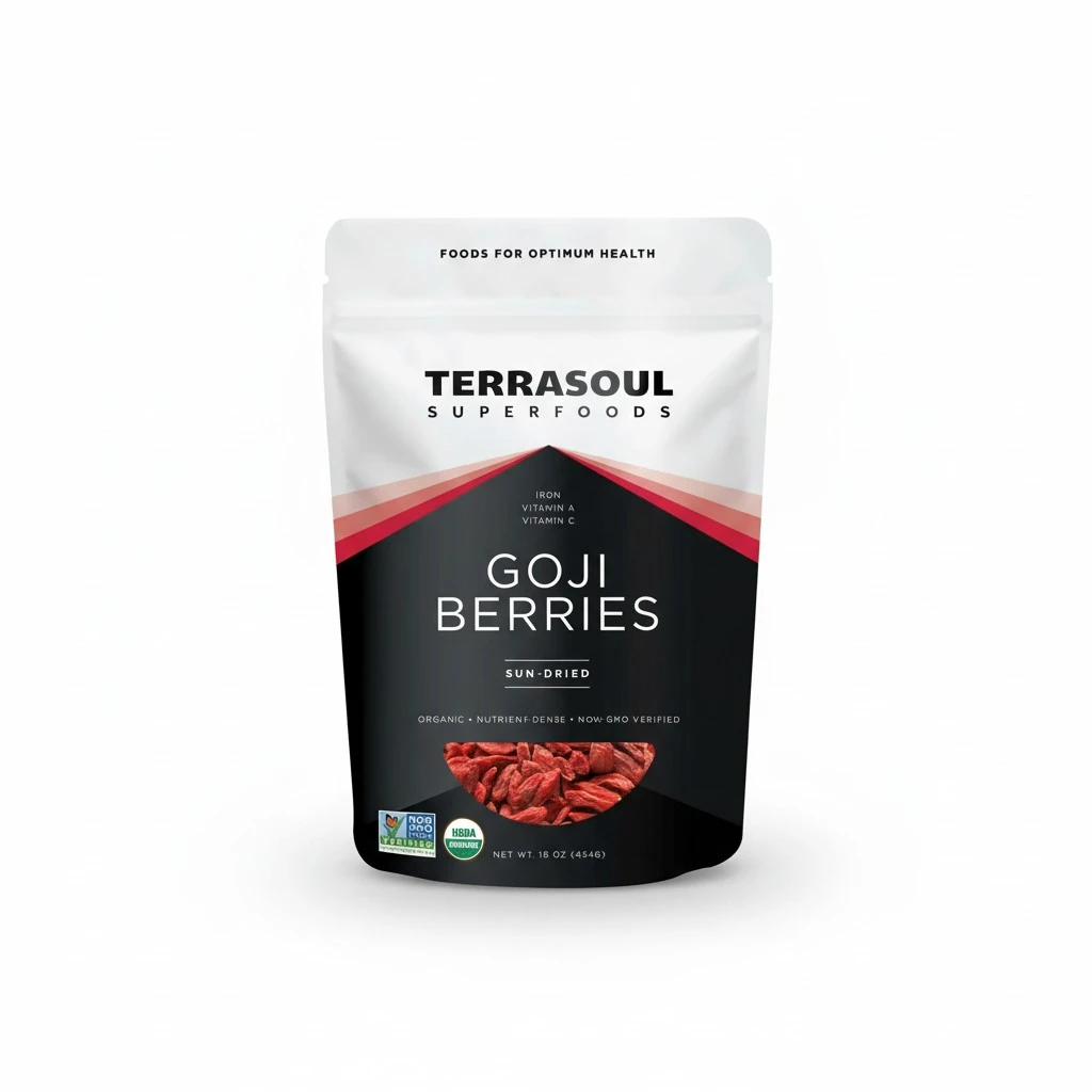 Terrasoul Superfoods Organic Goji Berries, 2 Lbs (2 pack) - Large Size | Chewy Texture | Premium Quality | Lab-Tested…