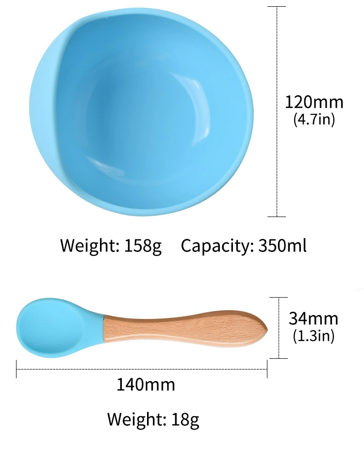 Food Grade Children's Suction Cup Silicone Bowl