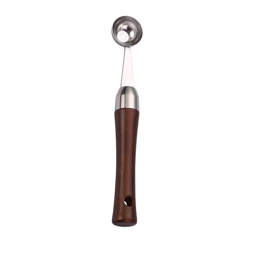 304 Stainless Steel Small Man Waist Egg-shaped Pulper With Wooden Handle