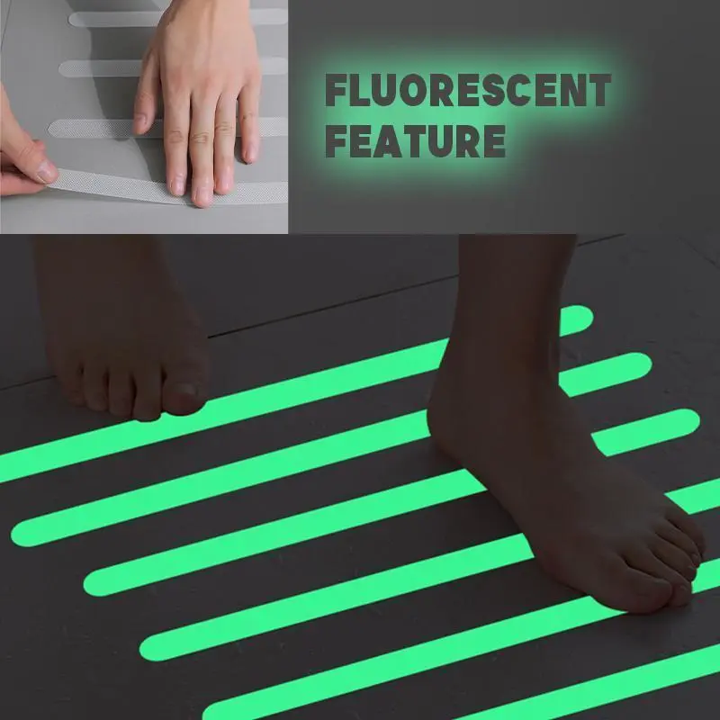 Non-slip Shower Strip Sticker Transparent Bathtub Mat Step Baby Anti-fall High Strength Paste Hoom Safety Tape Pad Sticker