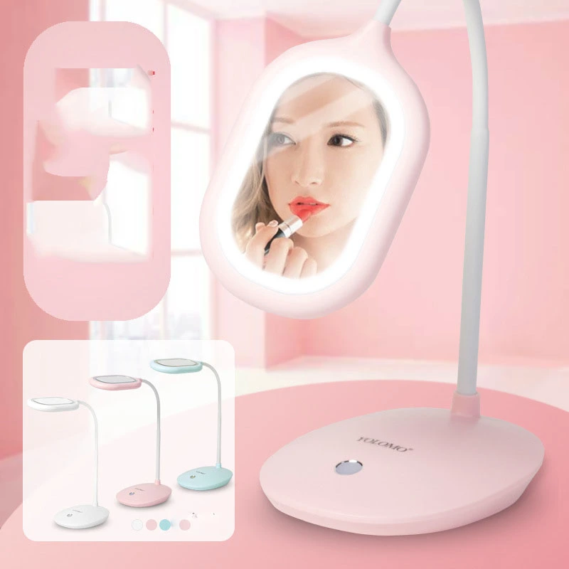 Creative Eye Protection Folding Led Makeup Mirror