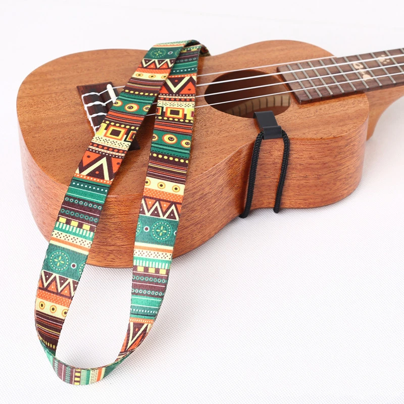 National Style Ukulele Ukulele Small Guitar Strap Manufacturer Wholesale Ukulele Hook Strap