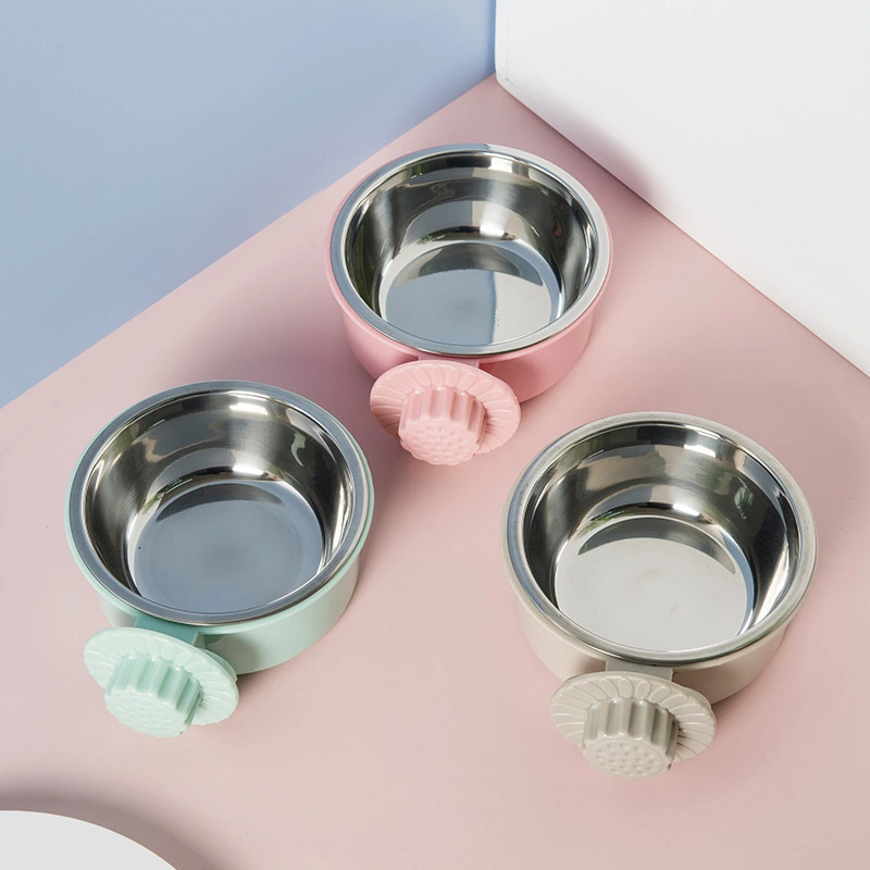 Anti-overturning Can Be Fixed Hanging Dog Bowl