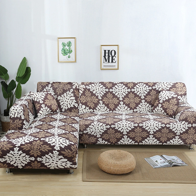 Cross-border European Stretch Printed Sofa Cover Full Cover Fabric