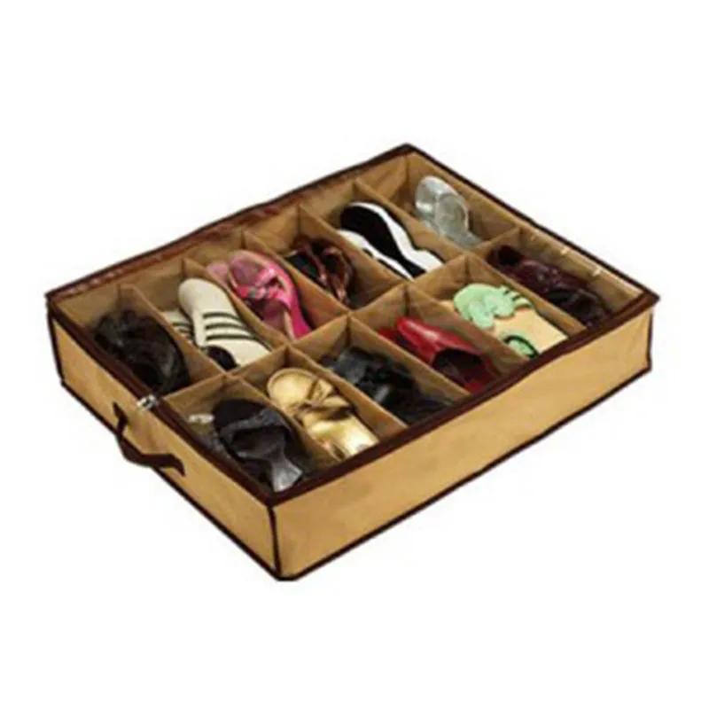 Transparent Dust-proof And proof Non-woven Fabric Storage Shoe Box