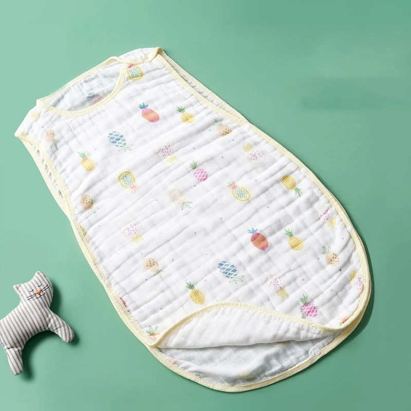 Baby Sleeping Bag Summer Thin Baby Sleeveless Gauze