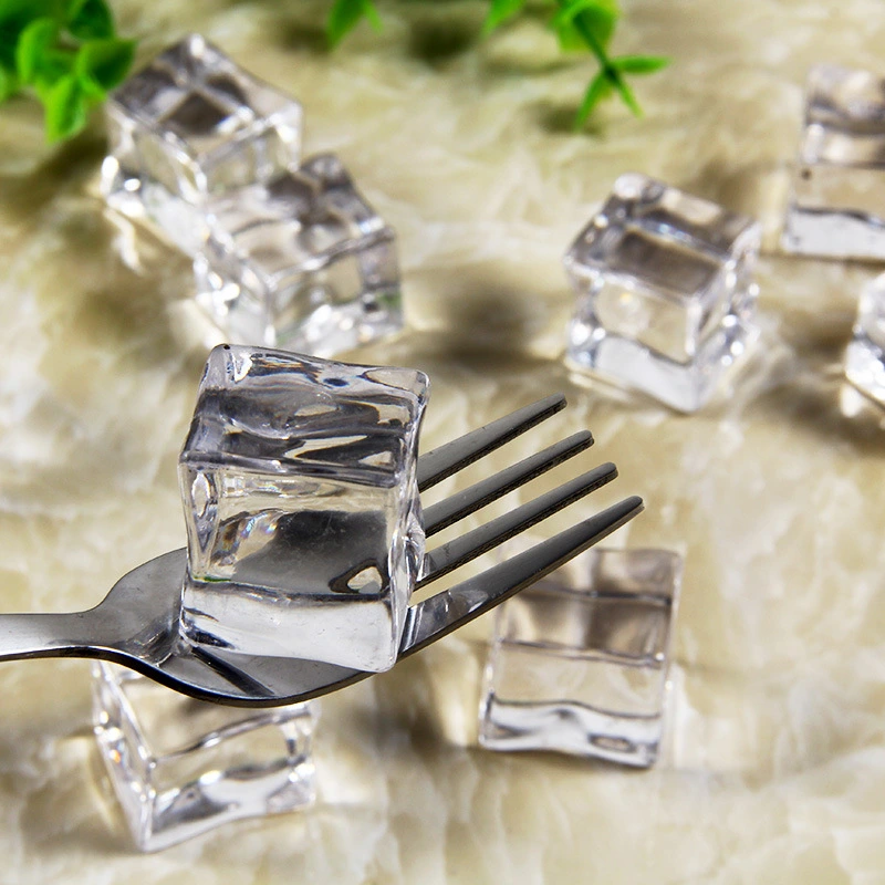 Photo Props Fake Ice Cube Acrylic Transparent Ice Cube