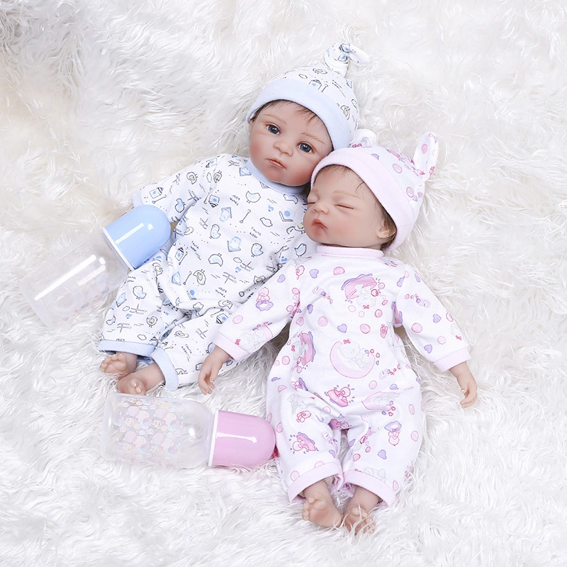 35CM Silicone Reborn Premie Tiny Baby Very Soft Twin Doll