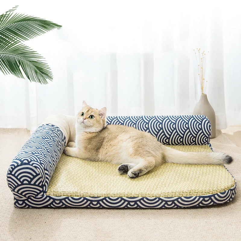 Cat Mats For Sleeping In Summer Non-stick Hair Mats For Four Seasons Pets