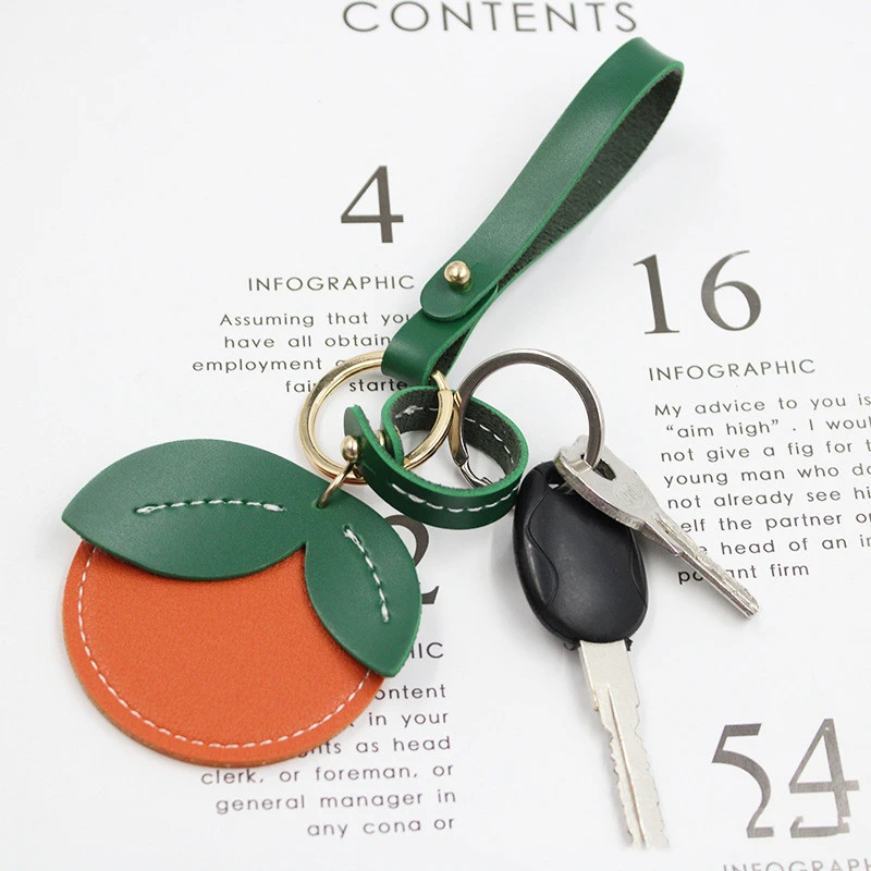 Orange Key Case Multi-purpose Keychain Pendant