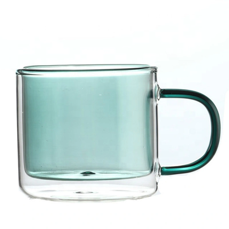 Household Heat-Resistant Mark Double-Layer Glass Water Cup