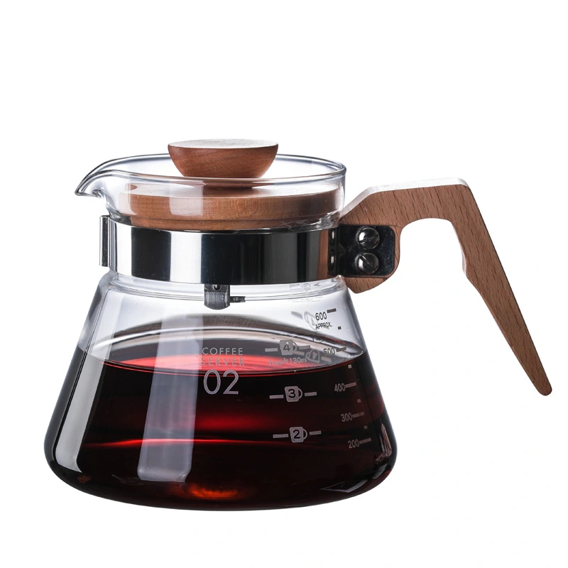 High Borosilicate Coffee Set Glass Pot Hand Punch Sharing