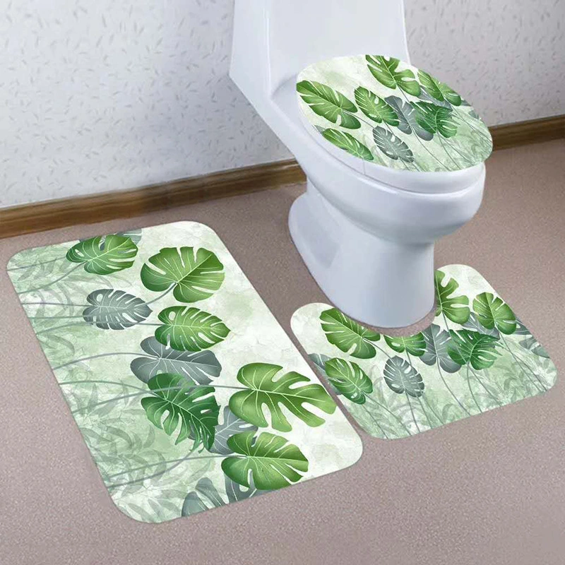 European Style Toilet Three-piece Bathroom Non-slip Mat