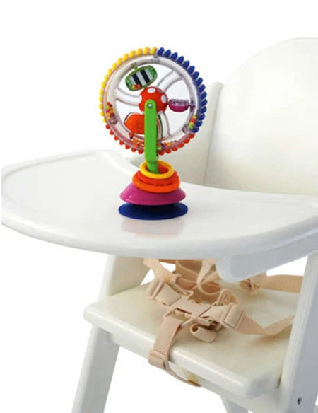 Sucker Ferris Wheel Windmill Rattle Three-color Rotating Windmill Early Education Toy