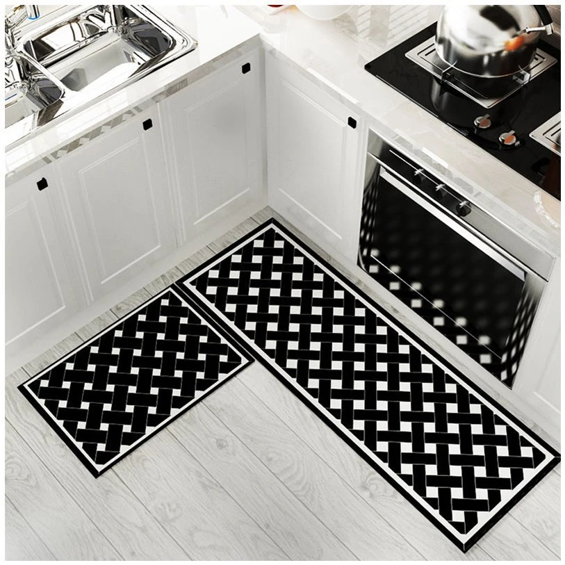 Kitchen Floor Mats, Long Oil-proof Foot Mats, Bathroom Mats