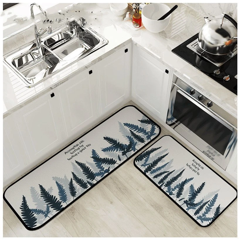 Kitchen Floor Mats, Long Oil-proof Foot Mats, Bathroom Mats