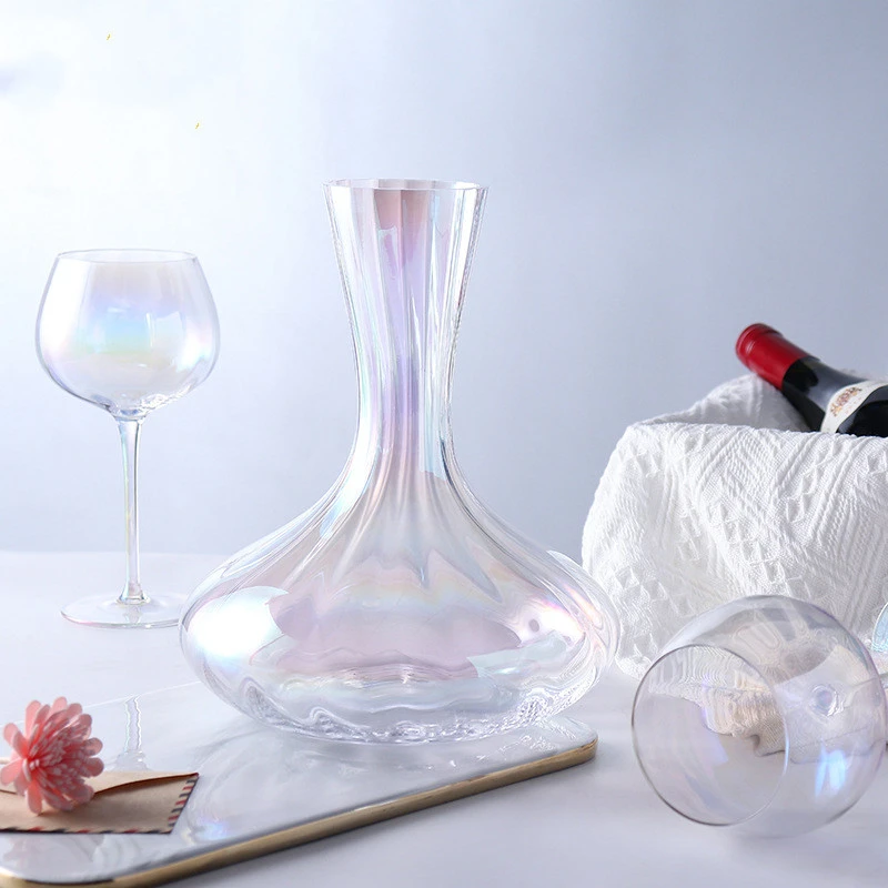 Glass Goblet Pourer Wine Set