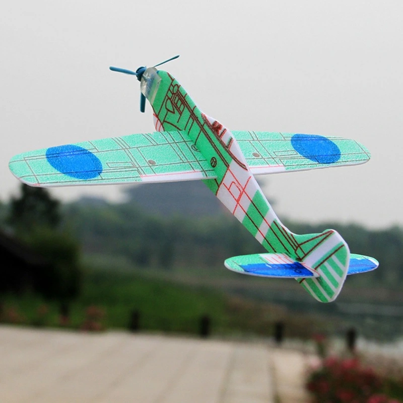 Hand-thrown Gyroplane DIY Children's Educational Handmade Toy Airplane Model