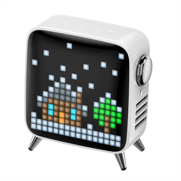 Pixel Screen Bluetooth Speaker Home Rgb Light Pollution