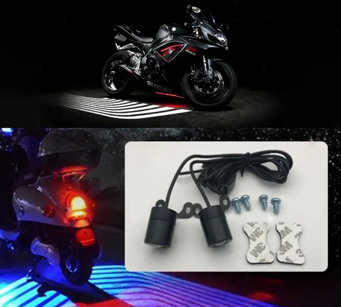 Motorcycle Electric Car Carpet Lamp Wing Projection Lamp