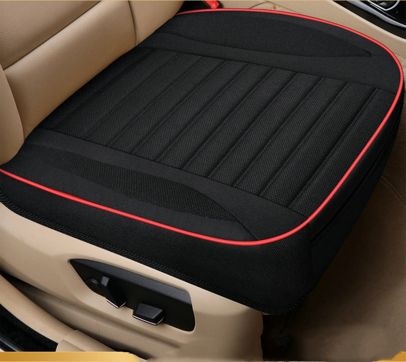 Three-piece Car Seat Cushion New Linen Cushion Cover Without Backrest