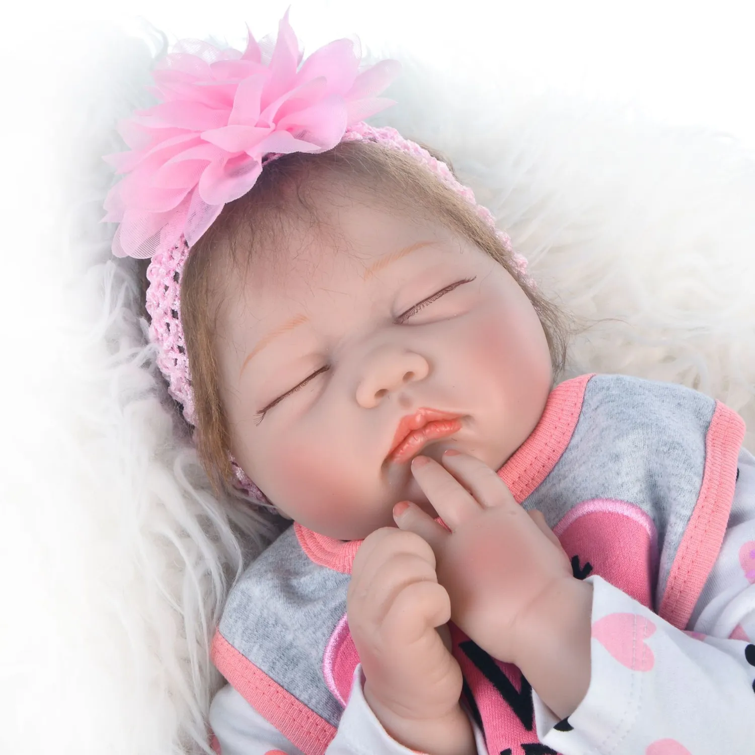 Beautiful Doll With Closed Eyes