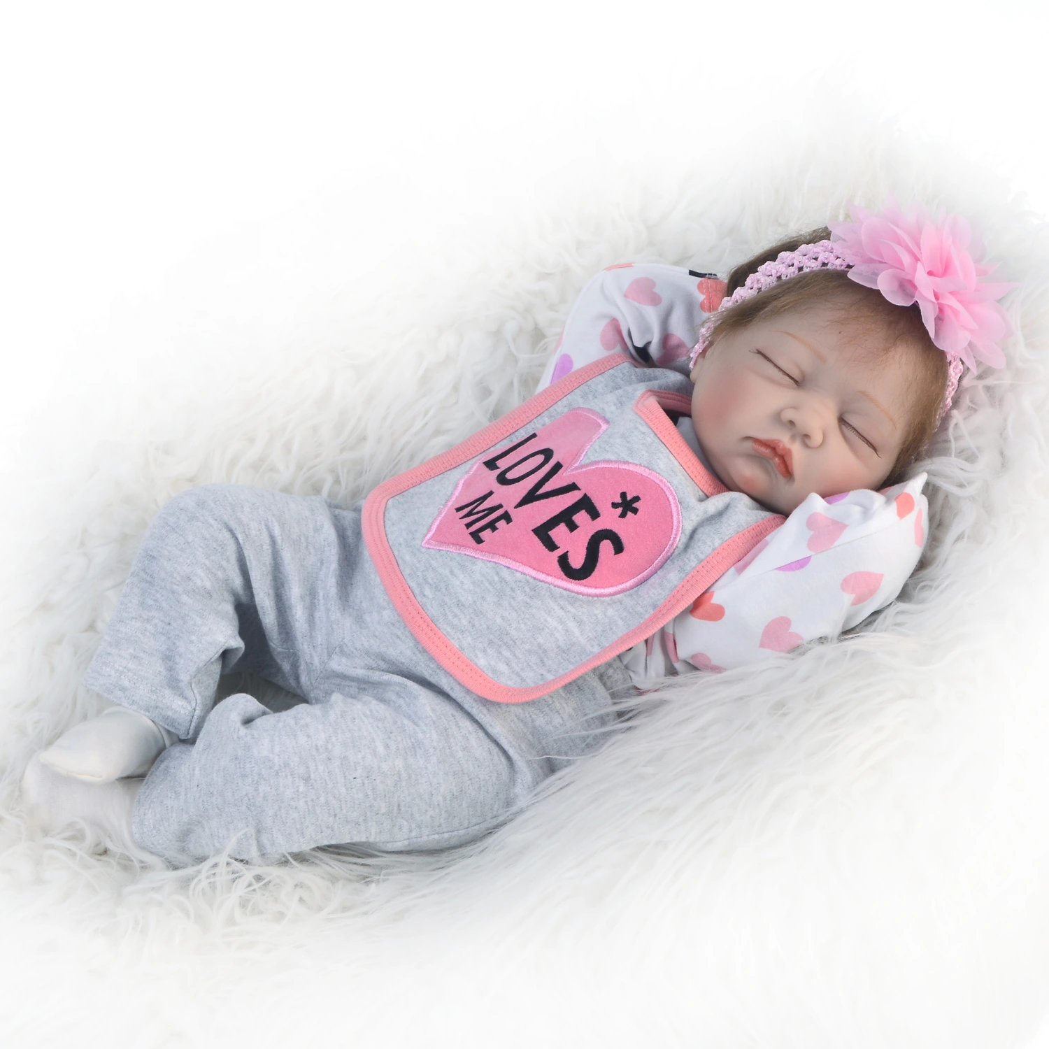 Beautiful Doll With Closed Eyes