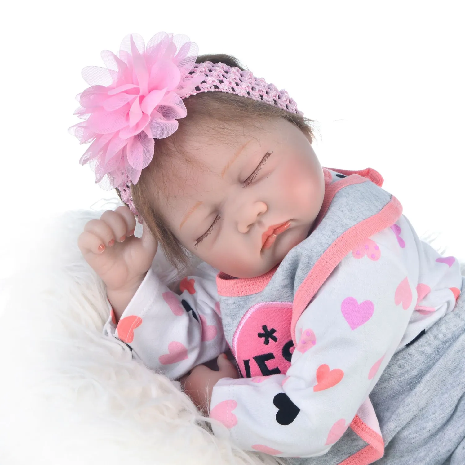Beautiful Doll With Closed Eyes