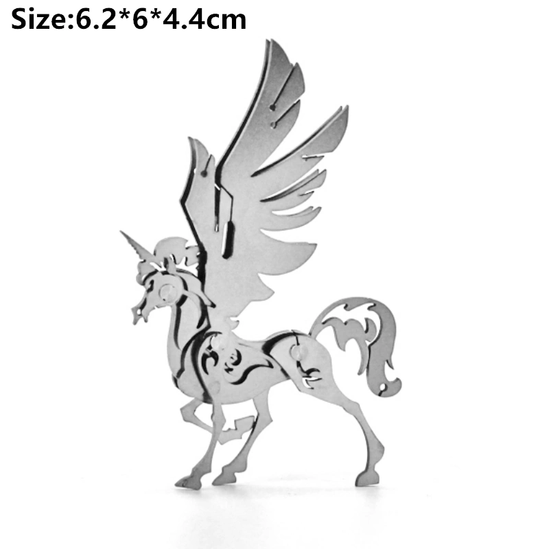 Steel Golem, Mythical Animals, Stainless Steel All-Metal Ornaments MU Art Model 3D Metal Puzzle