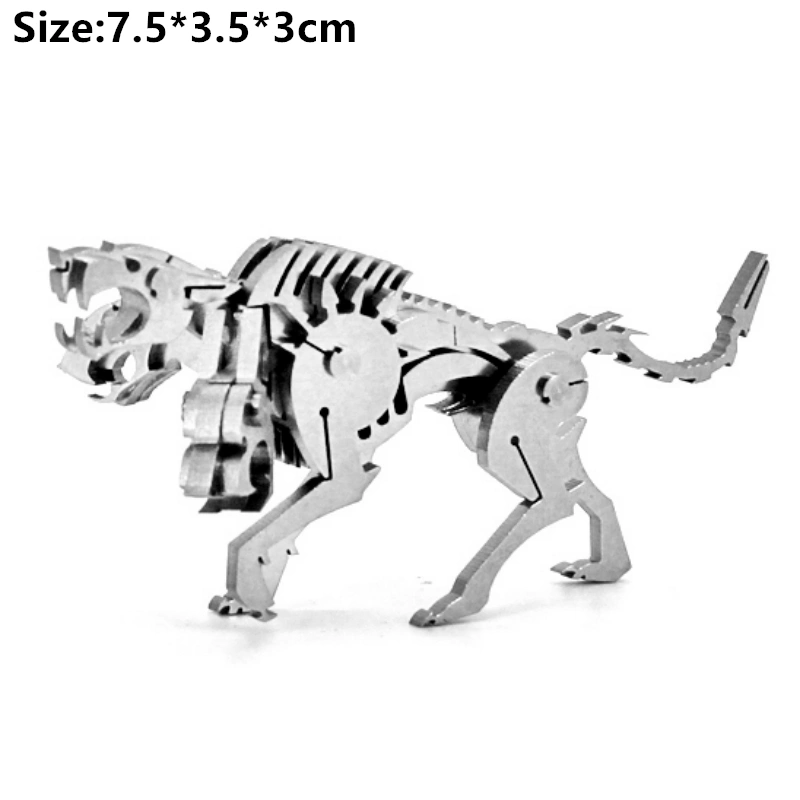 Steel Golem, Mythical Animals, Stainless Steel All-Metal Ornaments MU Art Model 3D Metal Puzzle