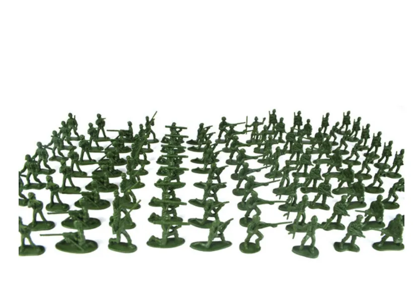 Military Simulation Model Soldier Corps 100 Packs