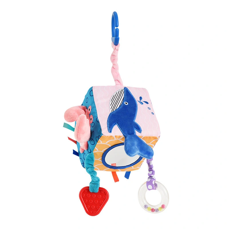 Ocean Senses 6-Noodles Baby Plush Rattle Bed Bell Lathe Hanging Toy