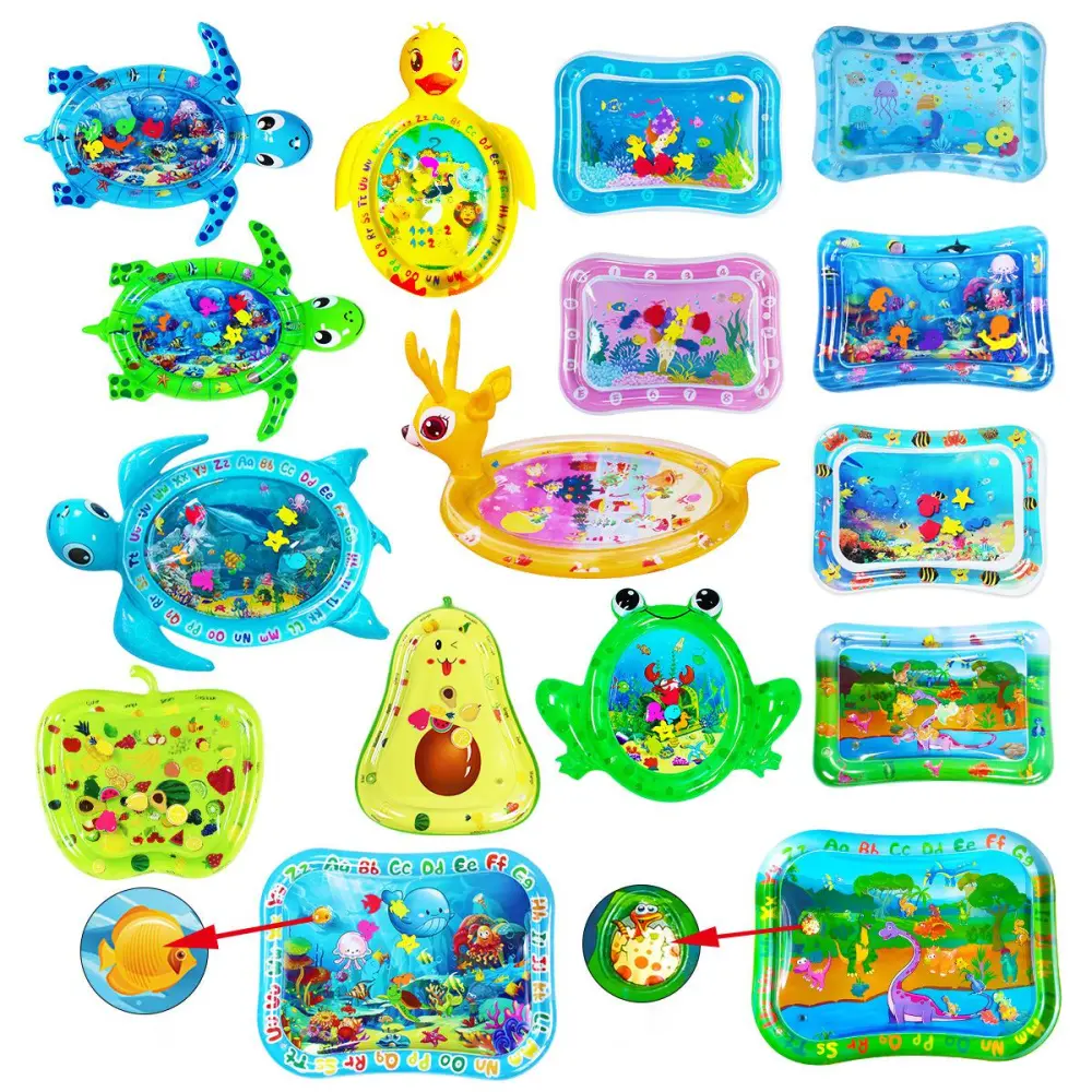 Inflatable pat water pad, pat water pad Inflatable sea turtle baby ice pad Baby pat water pad