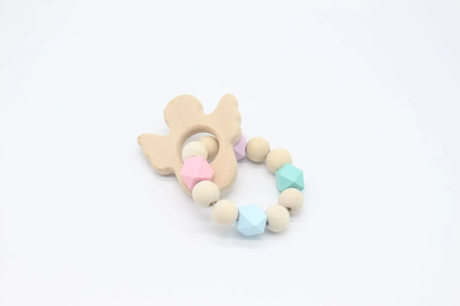 Baby gutta percha bracelet for mother and baby, molar stick, beech toy