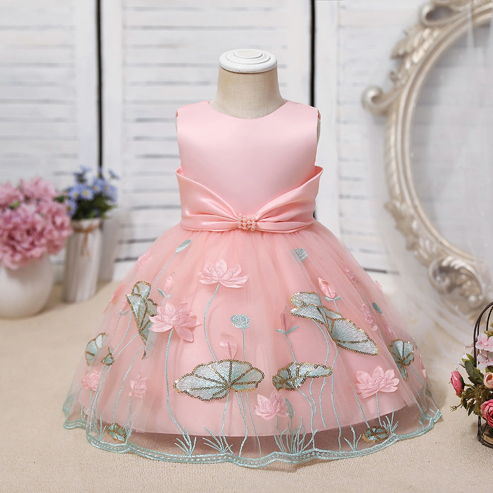 Hot Children's Princess Net Yarn Dress