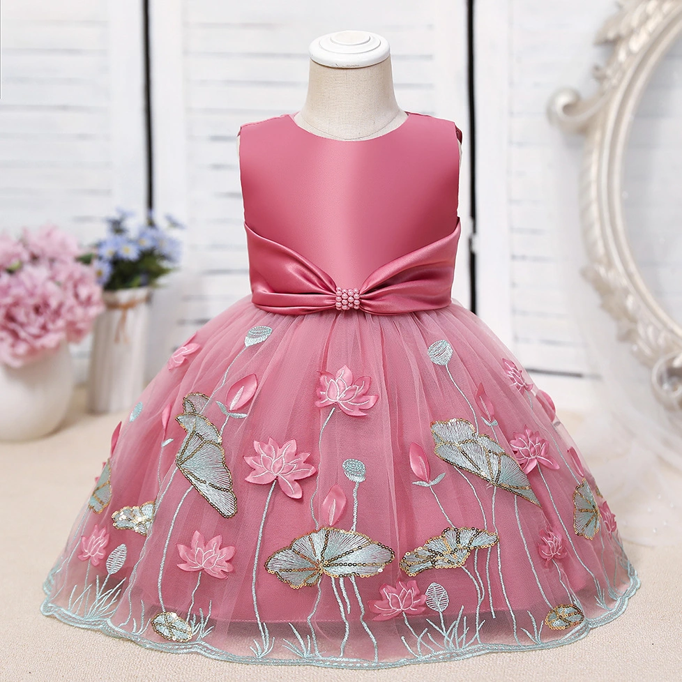 Hot Children's Princess Net Yarn Dress