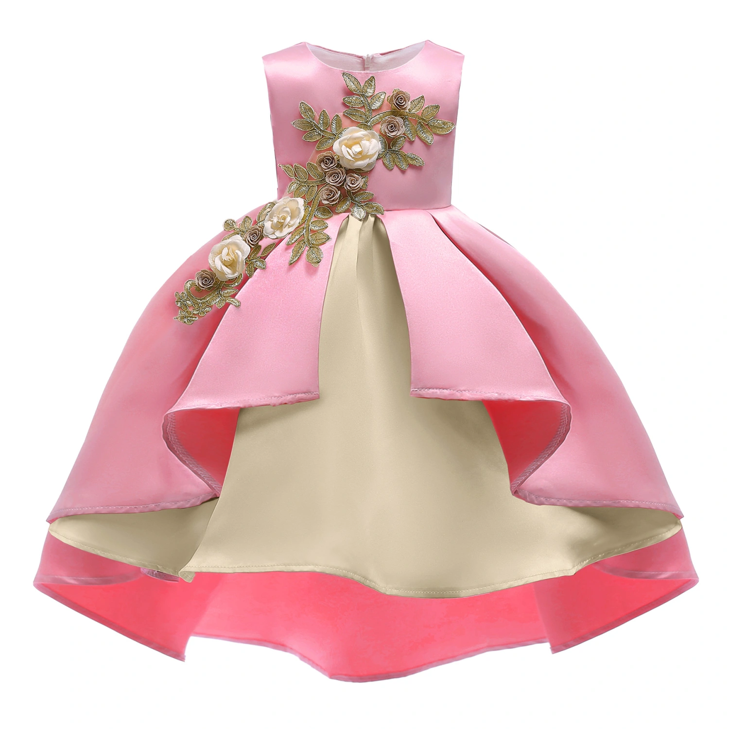 Girls' Vest Skirt Princess Dress Embroidered Dress