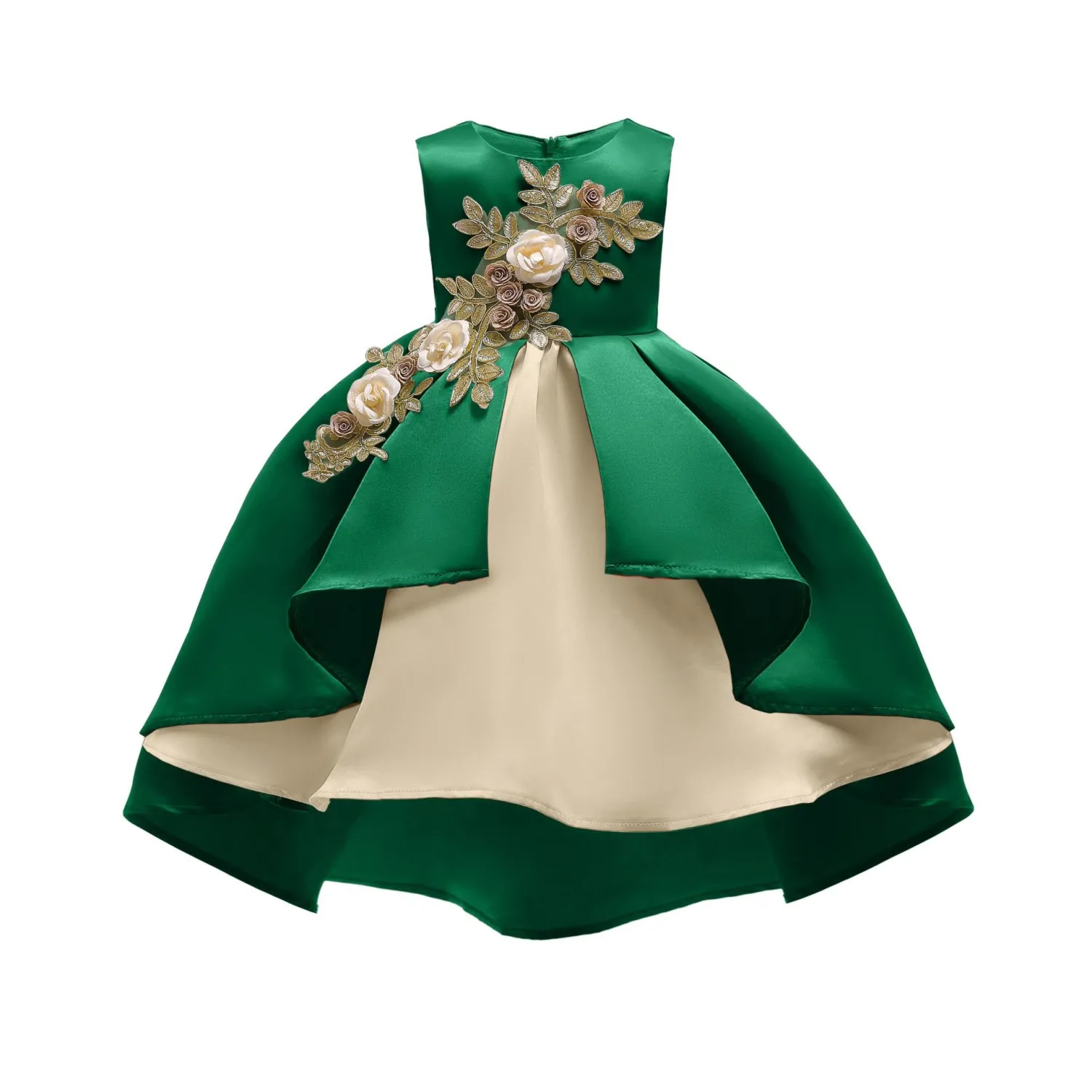 Girls' Vest Skirt Princess Dress Embroidered Dress