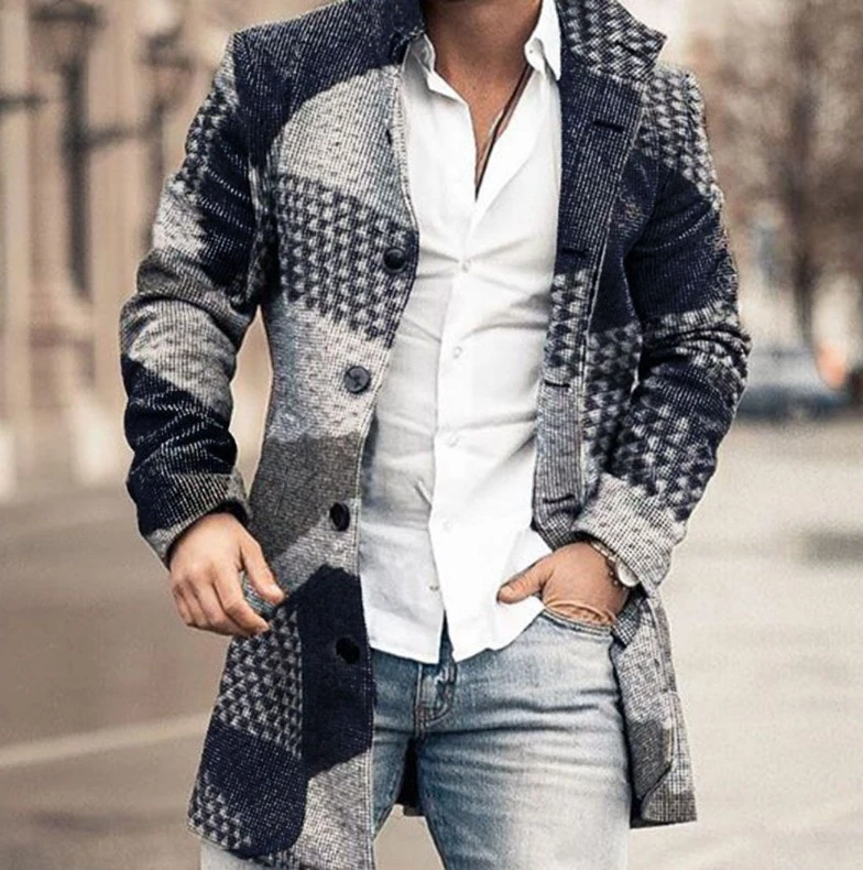 Medium and long bagged casual coat