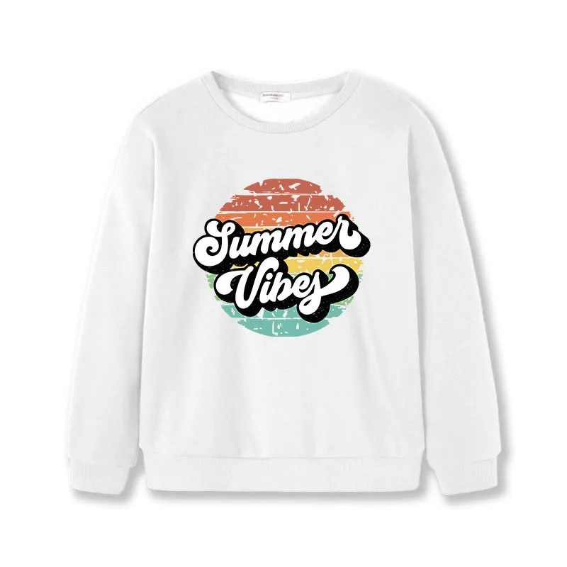 Men And Women Fashion Sports And Leisure Long-Sleeved Children Sweater